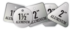 Stamped Individual Aluminum Tags