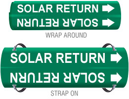 Solar Return Pipe marker