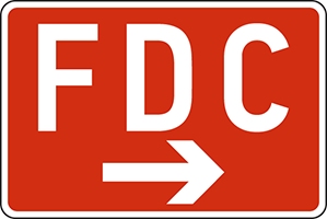 FDC w/ arrow point right 