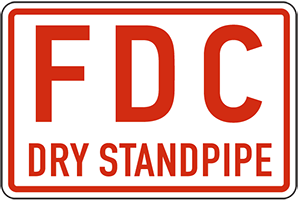 FDC DRY STANDPIPE