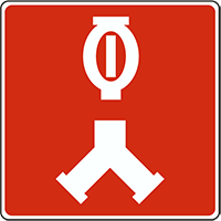 Single Automatic Sprinkler Connection symbol