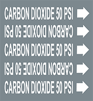CARBON DIOXIDE 50 PSI Medical Gas Marker
