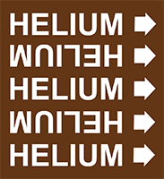 HELIUM Medical Gas Marker