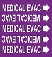 MEDICAL EVAC Medical Gas Marker