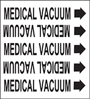 MEDICAL VACUUM Medical Gas Marker