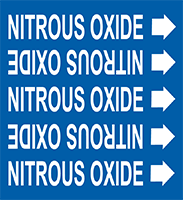 NITROUS OXIDE Medical Gas Marker