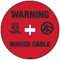 Warning Buried Cable Soil Marker 