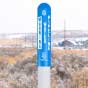 Warning Water Pipeline Bullet Marker