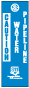 Caution Water Pipeline Bullet Marker