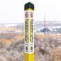 Caution Crude Oil Pipeline Triangular Marker