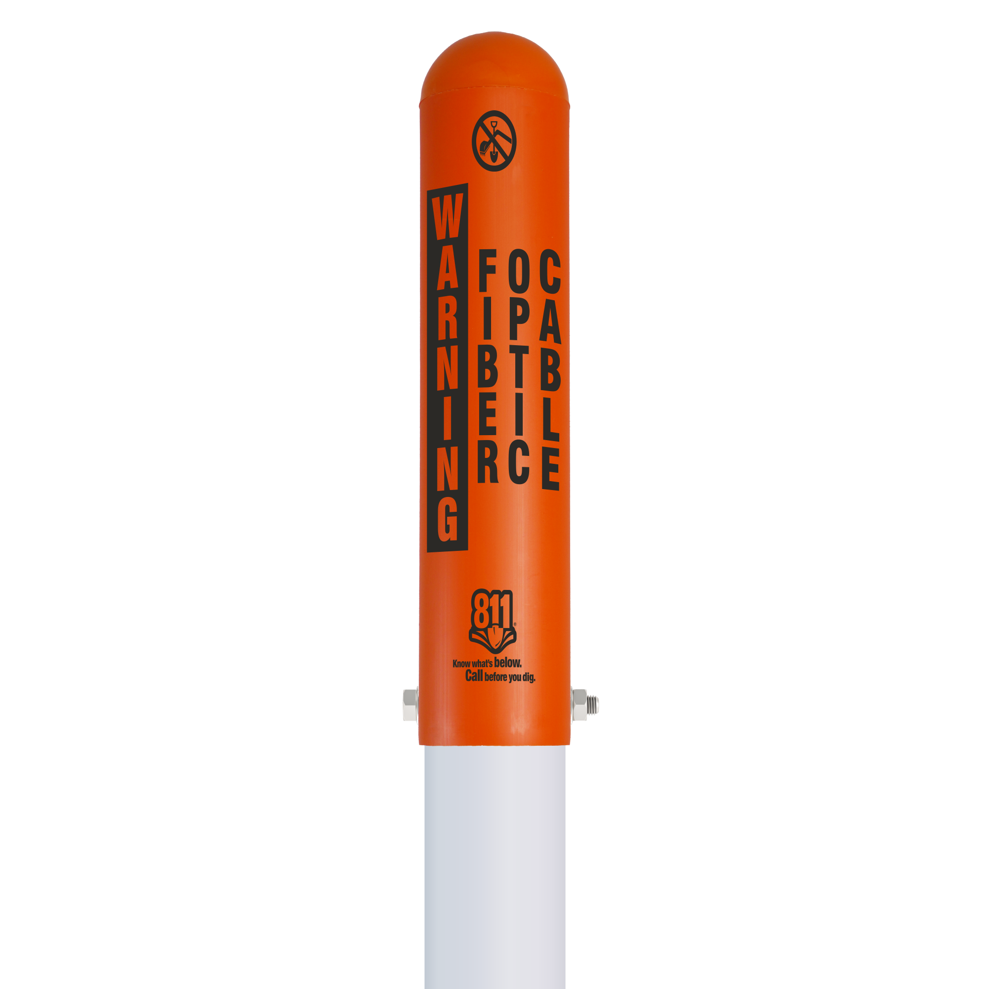 Warning Fiber Optic Cable Locator Bullet Marker