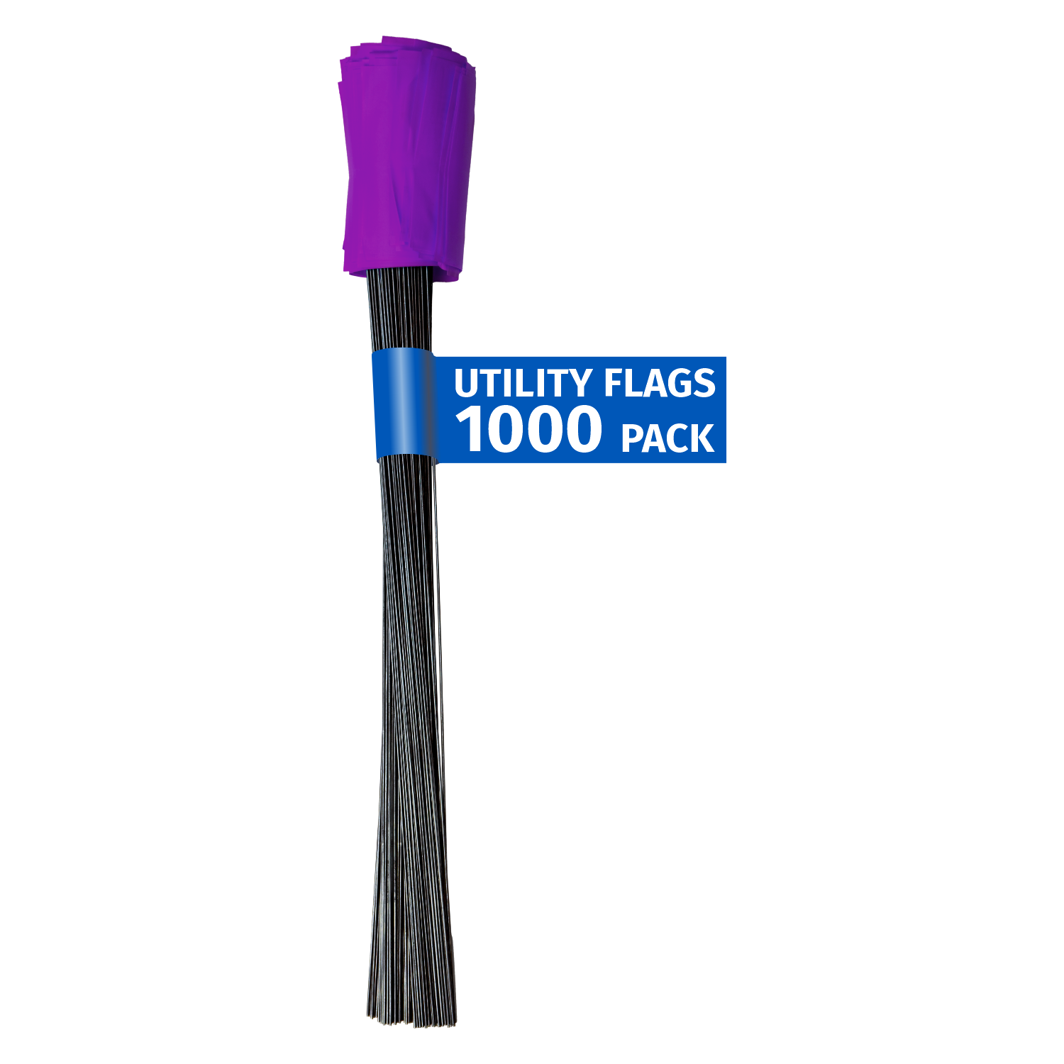 Purple Utility Marking Flag 