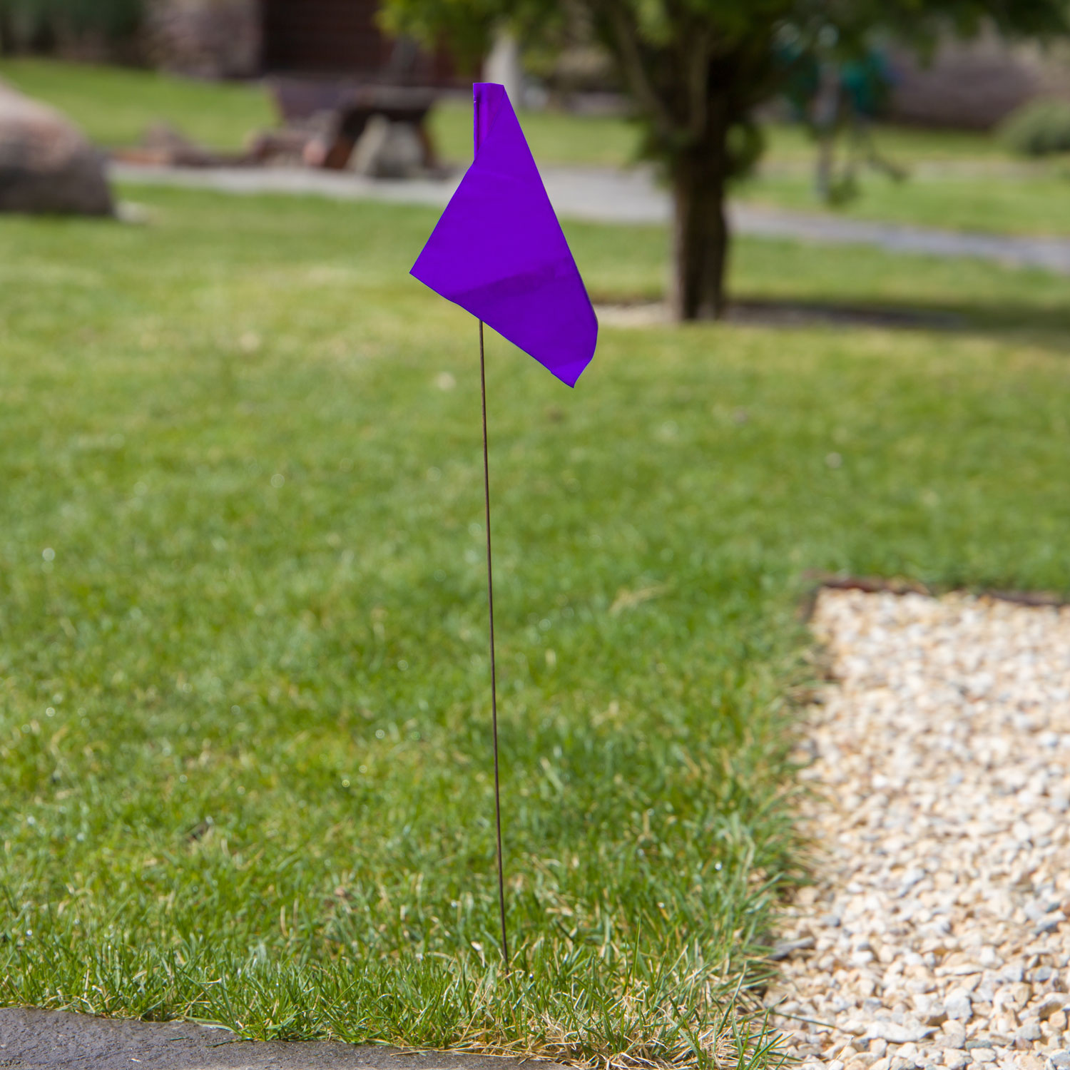 Purple Utility Marking Flag 