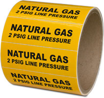 Natural Gas 2 PSI Line Pressure Markers