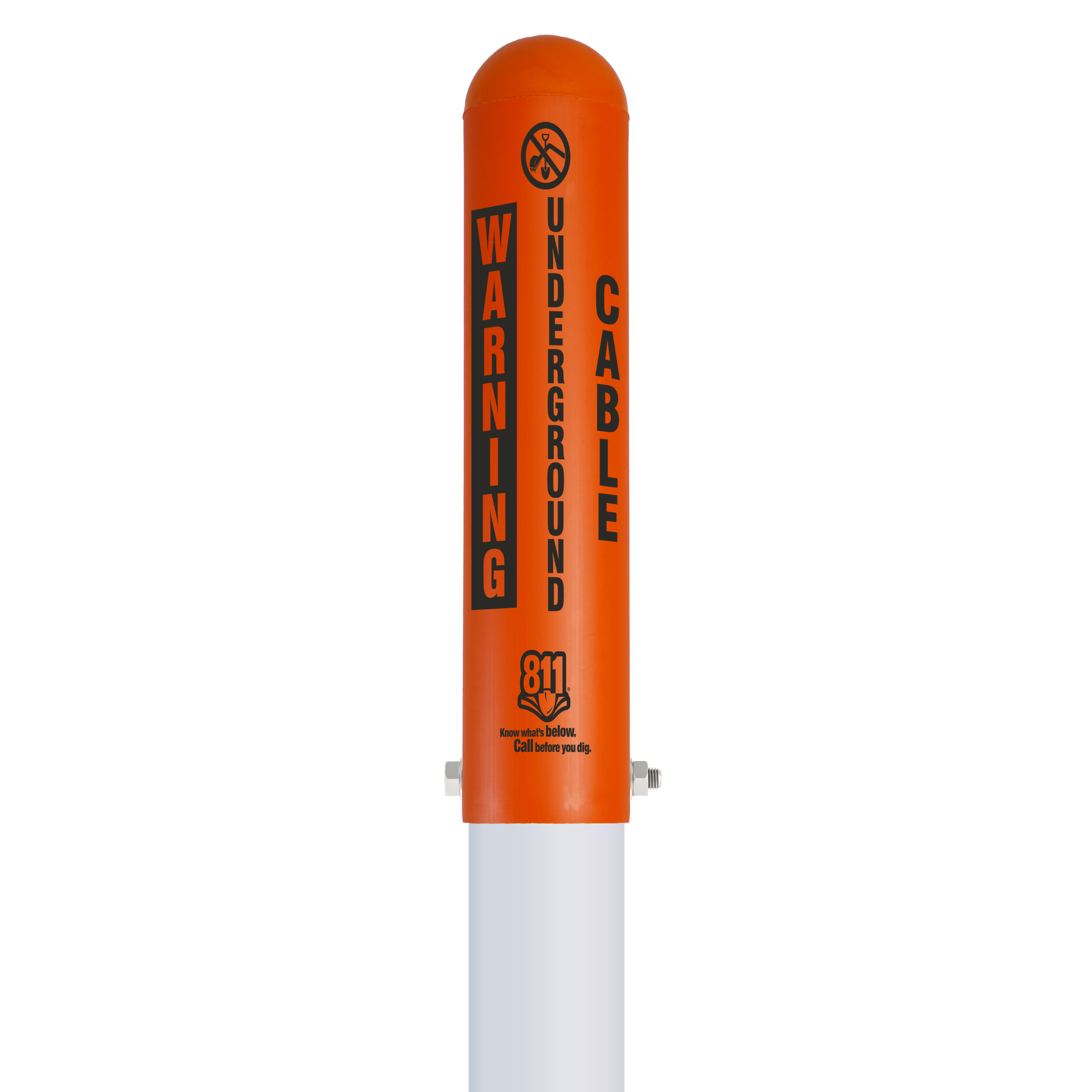 Warning Underground Cable Locator Bullet Marker
