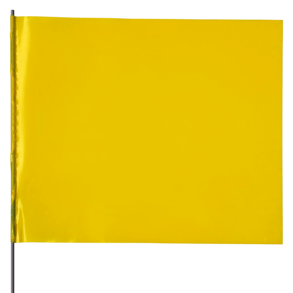 Yellow Utility Marking Flag 