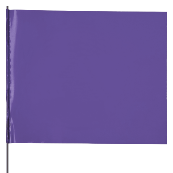 Purple Utility Marking Flag 