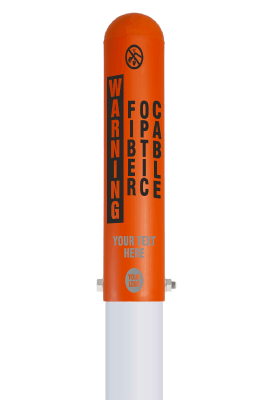 Custom Warning Fiber Optic Cable Locator Bullet Marker