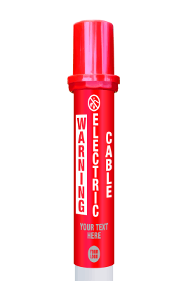 Custom Warning Electric Cable Locator Bullet Marker With Top Hat