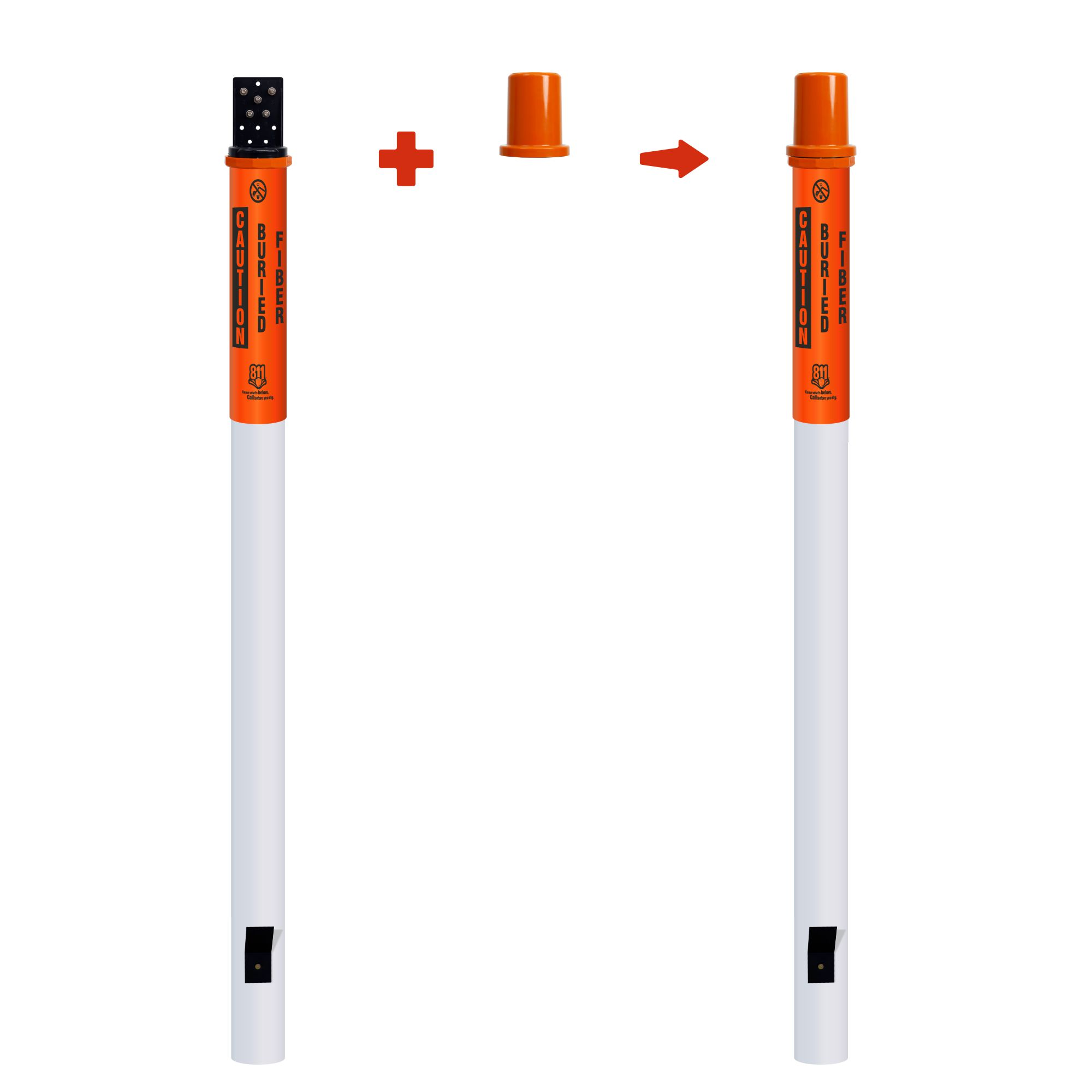 Utility Locator Bullet Marker Example