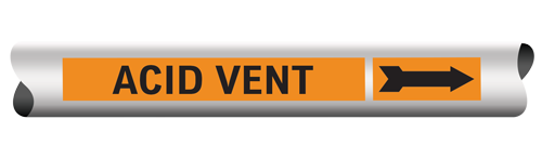 Self-Adhesive Pipe Marker with Arrow Banding Tape